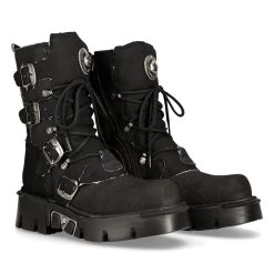 Bottes New Rock Eco Noires -Magasin De Mode bottes new rock eco noires 7