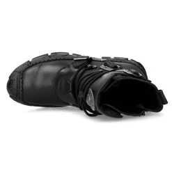 Bottes New Rock Impact En Cuir Noir -Magasin De Mode bottes new rock impact en cuir noir 6