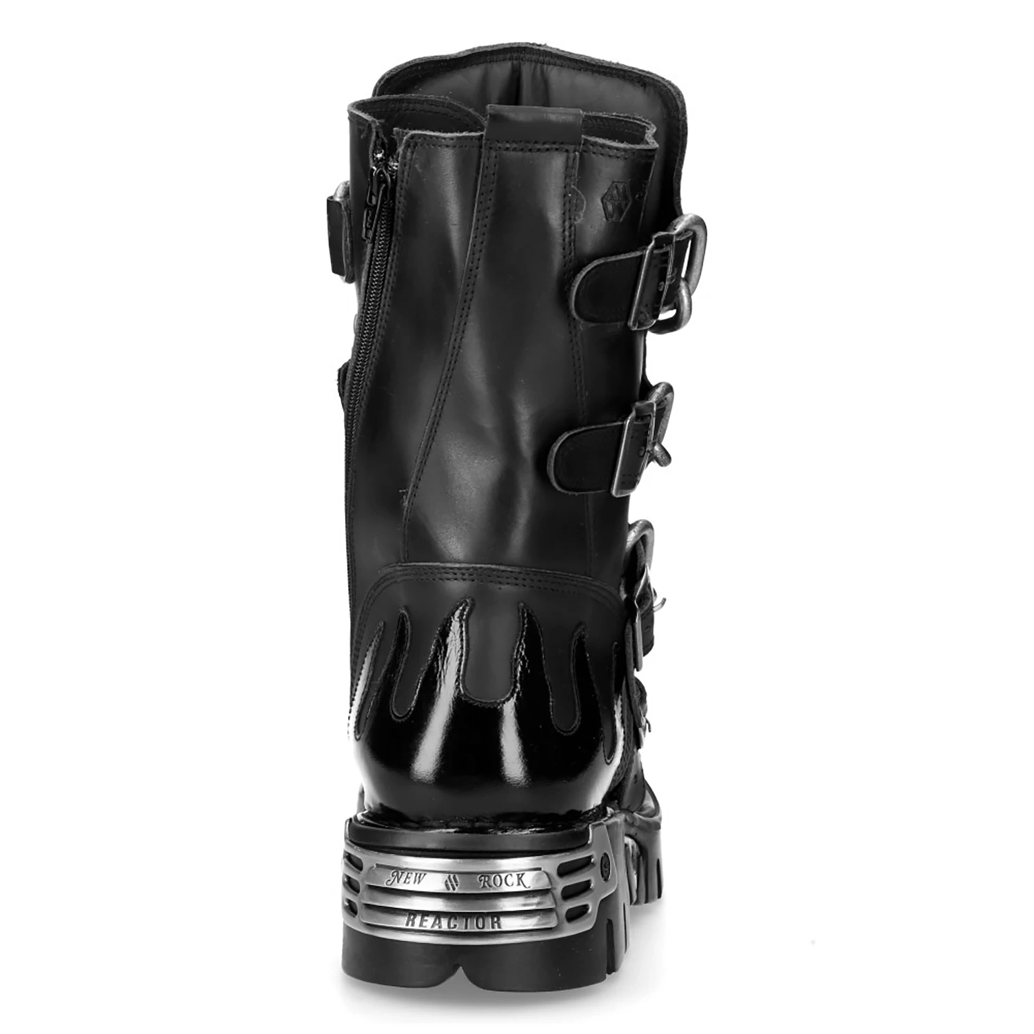Bottes New Rock Metallic Itali Noir Et Skull En Cuir... 7 Bottes New Rock Metallic Itali Noir Et Skull En Cuir... – Image 5