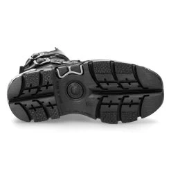 Bottes New Rock Metallic Luna En Cuir Noir -Magasin De Mode bottes new rock metallic luna en cuir noir 5