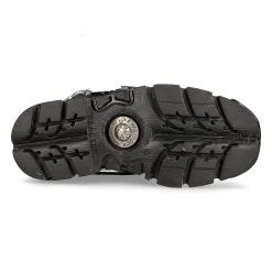 Bottes New Rock Metallic Oxido En Cuir Noir -Magasin De Mode bottes new rock metallic oxido en cuir noir 5