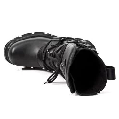Bottes New Rock Metallic Oxido En Cuir Noir -Magasin De Mode bottes new rock metallic oxido en cuir noir 6