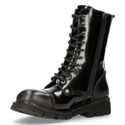 Bottes New Rock Newmili En Cuir Noir 13 Bottes New Rock Newmili En Cuir Noir -Magasin De Mode bottes new rock newmili en cuir noir 3