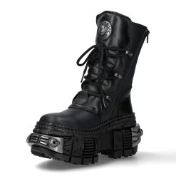 Bottes New Rock Wall En Cuir Itali Et Nomada Noirs 13 Bottes New Rock Wall En Cuir Itali Et Nomada Noirs -Magasin De Mode bottes new rock wall en cuir itali et nomada noirs 3