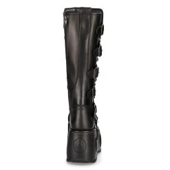 Bottes Plateformes Hautes New Rock Metallic En Cuir... 14 Bottes Plateformes Hautes New Rock Metallic En Cuir... -Magasin De Mode bottes plateformes hautes new rock metallic en cuir itali et nomada noirs 4