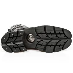 NEW ROCK Bottines Neo Biker En Cuir Itali Noir Avec Skull Et... 14 NEW ROCK Bottines Neo Biker En Cuir Itali Noir Avec Skull Et... -Magasin De Mode bottines neo biker en cuir itali noir avec skull et croix de malte 5