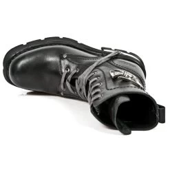 NEW ROCK Bottines Neo Biker En Cuir Itali Noir Avec Skull Et... 15 NEW ROCK Bottines Neo Biker En Cuir Itali Noir Avec Skull Et... -Magasin De Mode bottines neo biker en cuir itali noir avec skull et croix de malte 6