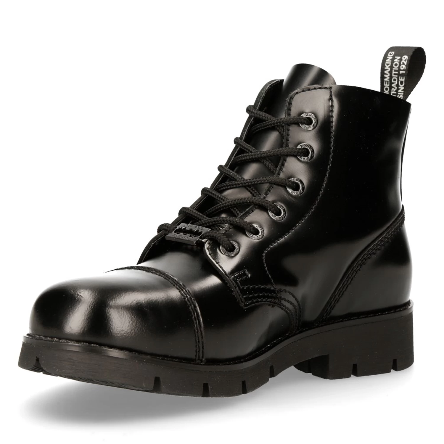 Bottines New Rock Ranger En Cuir Antik Noir 6 Bottines New Rock Ranger En Cuir Antik Noir – Image 4