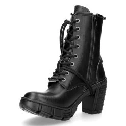 Bottines New Rock Trail En Cuir Vegan Noir -Magasin De Mode bottines new rock trail en cuir vegan noir 3