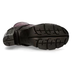 Bottines New Rock Trail En Cuir Vegan Python Lilas -Magasin De Mode bottines new rock trail en cuir vegan python lilas 5