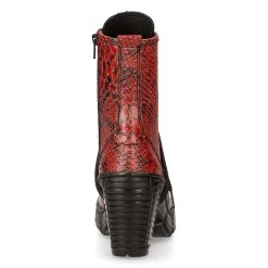 Bottines New Rock Trail En Cuir Vegan Python Rouge 14 Bottines New Rock Trail En Cuir Vegan Python Rouge -Magasin De Mode bottines new rock trail en cuir vegan python rouge 4