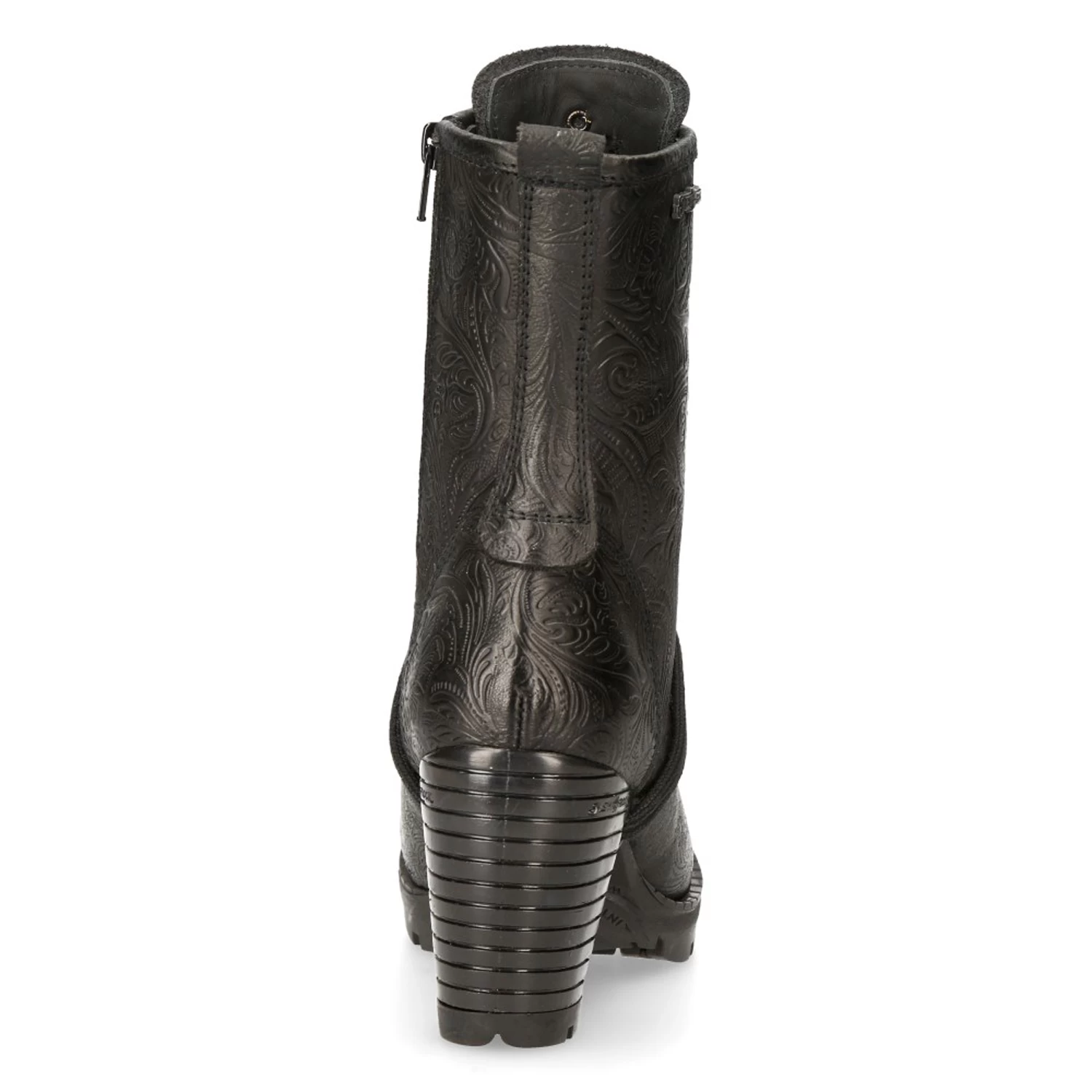 Bottines New Rock Trail En Cuir Vintage Flower Noir 7 Bottines New Rock Trail En Cuir Vintage Flower Noir – Image 5