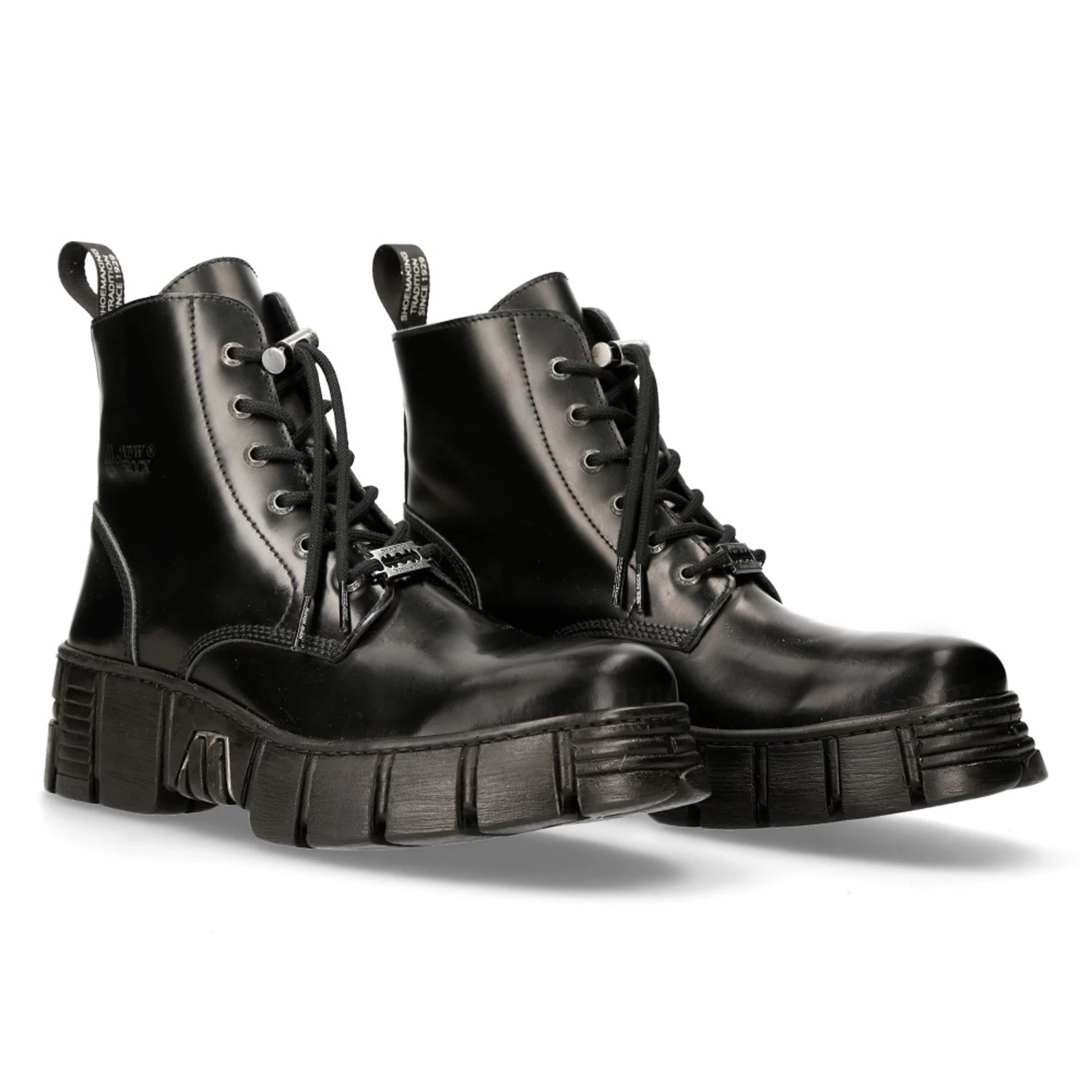 Bottines New Rock Wall Antik Noires 10 Bottines New Rock Wall Antik Noires – Image 8