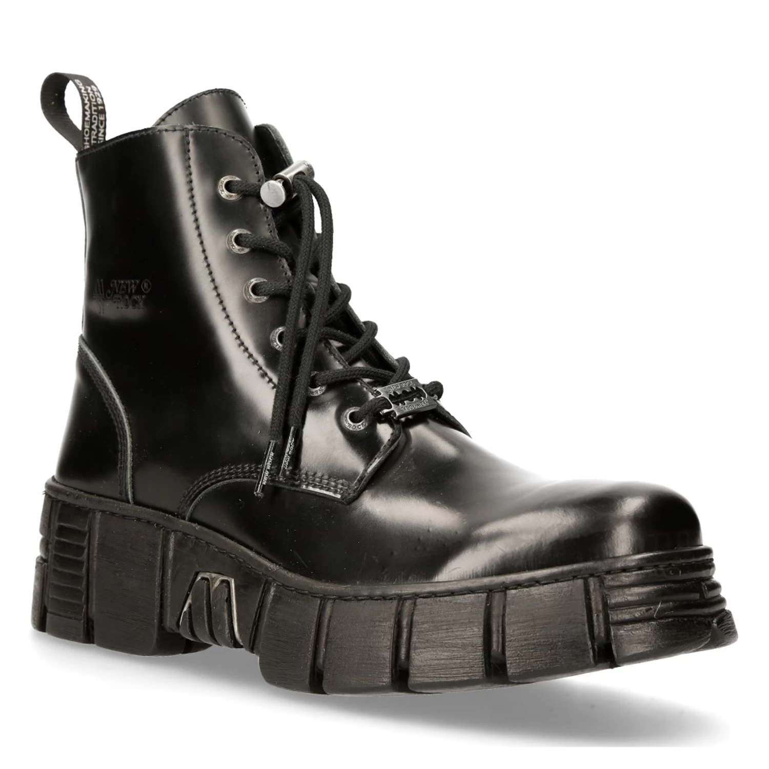 Bottines New Rock Wall Antik Noires 4 Bottines New Rock Wall Antik Noires – Image 2