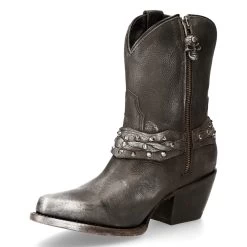 Bottines New Rock West Grises -Magasin De Mode bottines new rock west grises 3