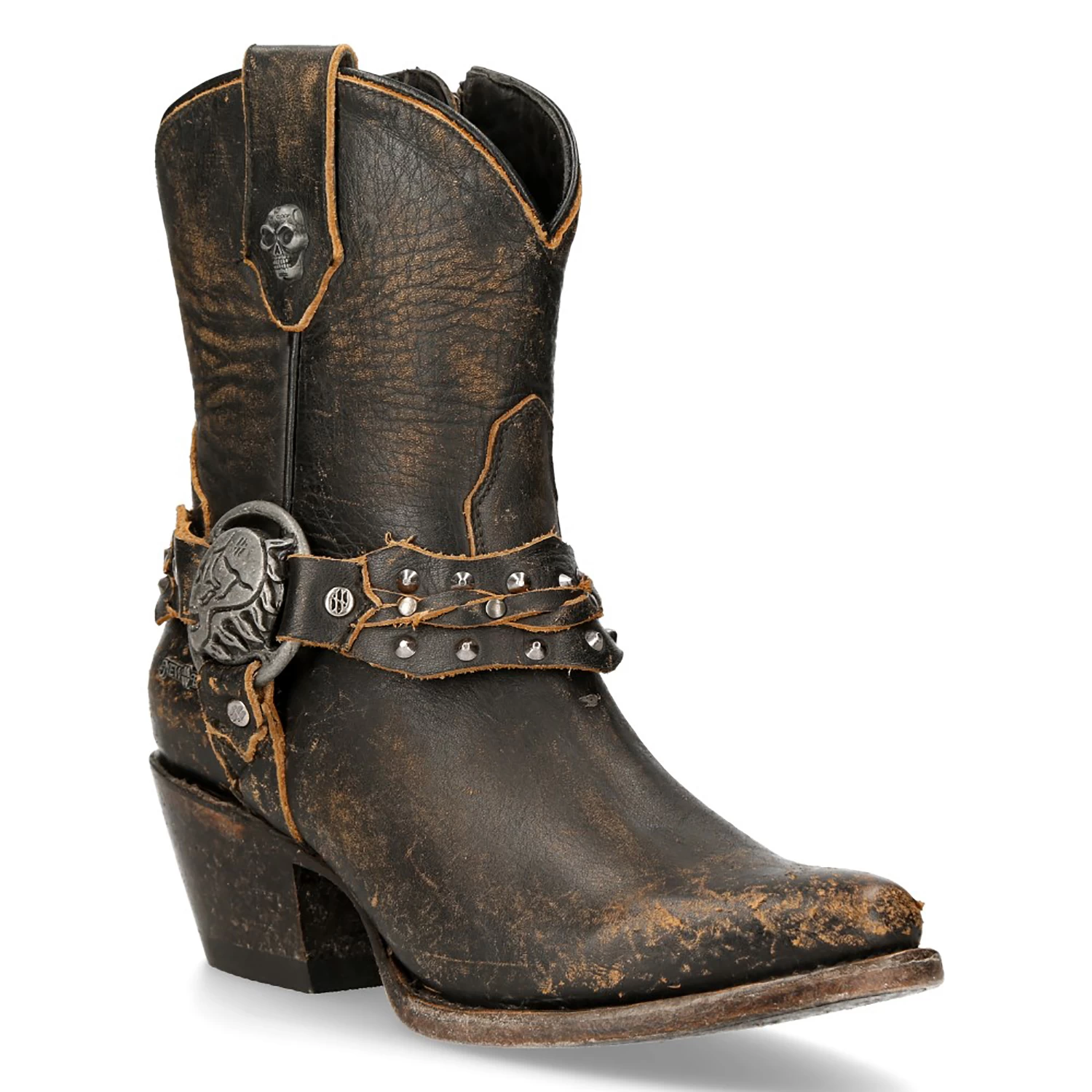 Bottines New Rock West Moka 4 Bottines New Rock West Moka – Image 2