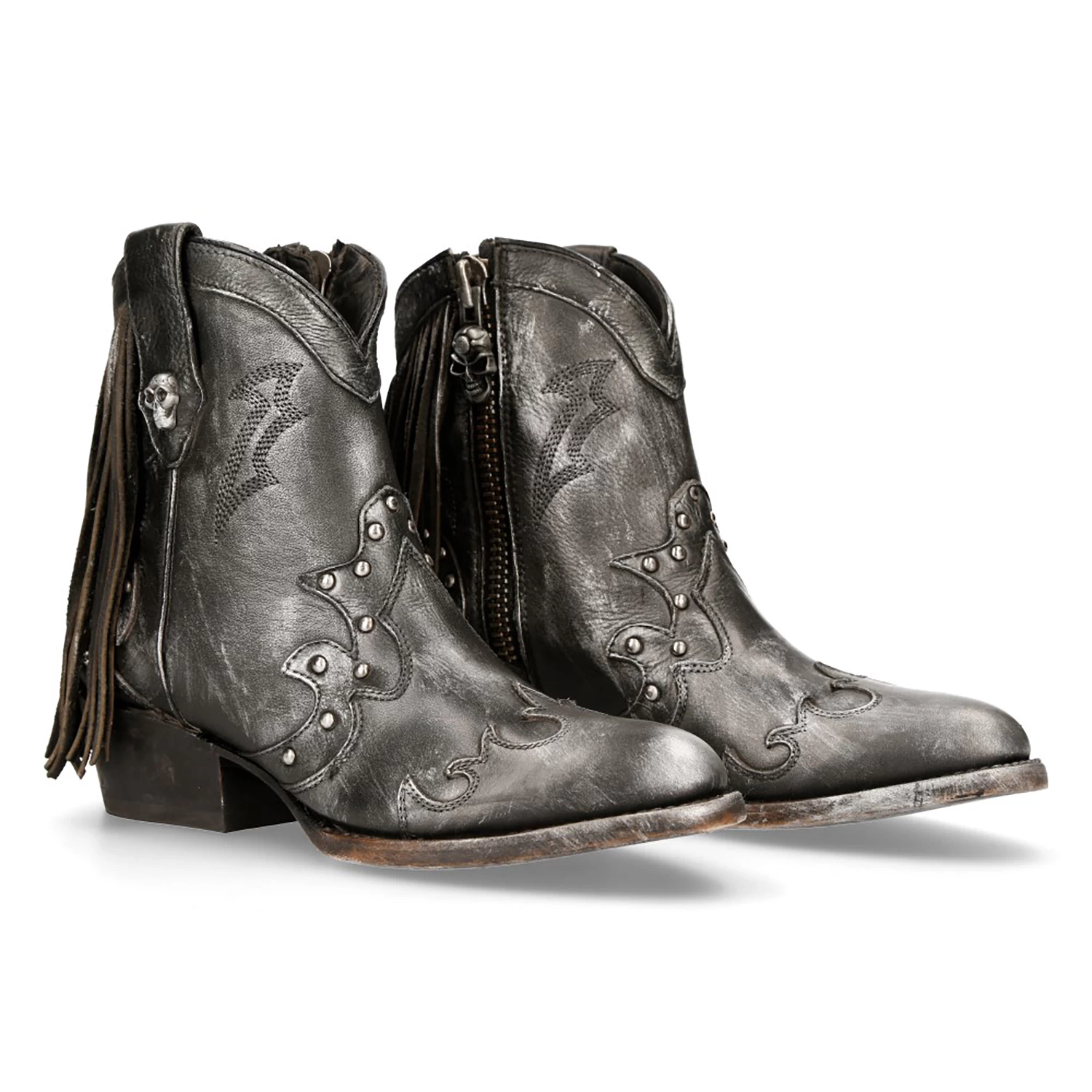Bottines New Rock West Nirvana Grises 10 Bottines New Rock West Nirvana Grises – Image 8