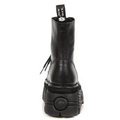 Bottines Plateformes New Rock Newmili En Cuir Noir -Magasin De Mode bottines plateformes new rock newmili en cuir noir 4