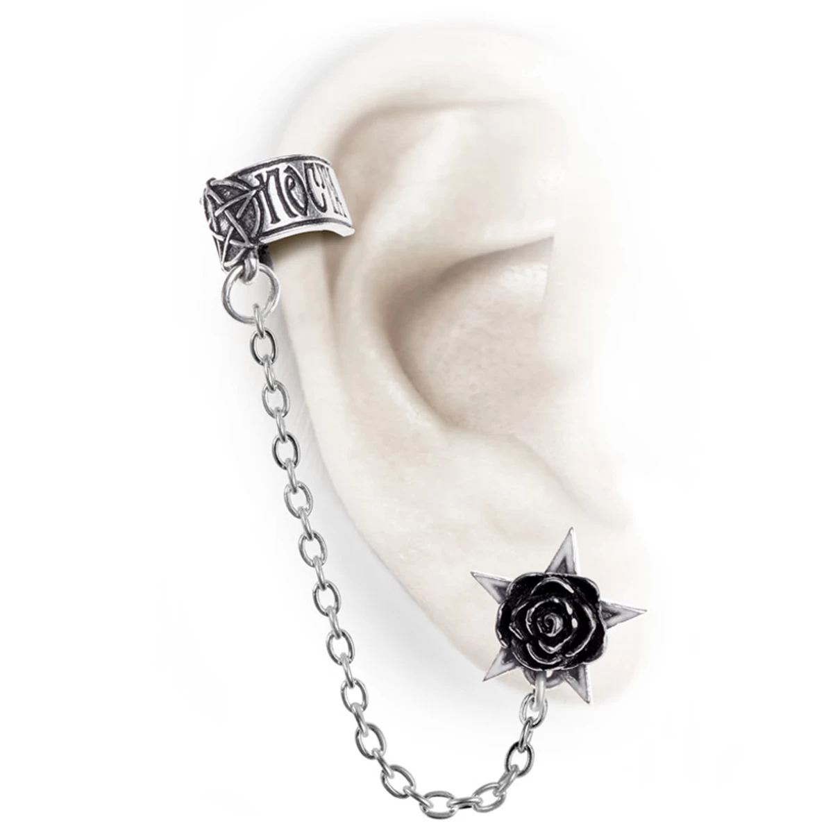 Boucle D'Oreille 'Rosa Nocta' 4 Boucle D'Oreille 'Rosa Nocta' – Image 2