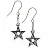 Boucles D'Oreilles 'Black Star' -Magasin De Mode boucles d oreilles black star
