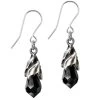 Boucles D'Oreilles 'Empyrean Tear' Noires -Magasin De Mode boucles d oreilles empyrean tear noires