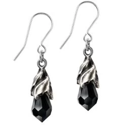 Boucles D'Oreilles 'Empyrean Tear' Noires