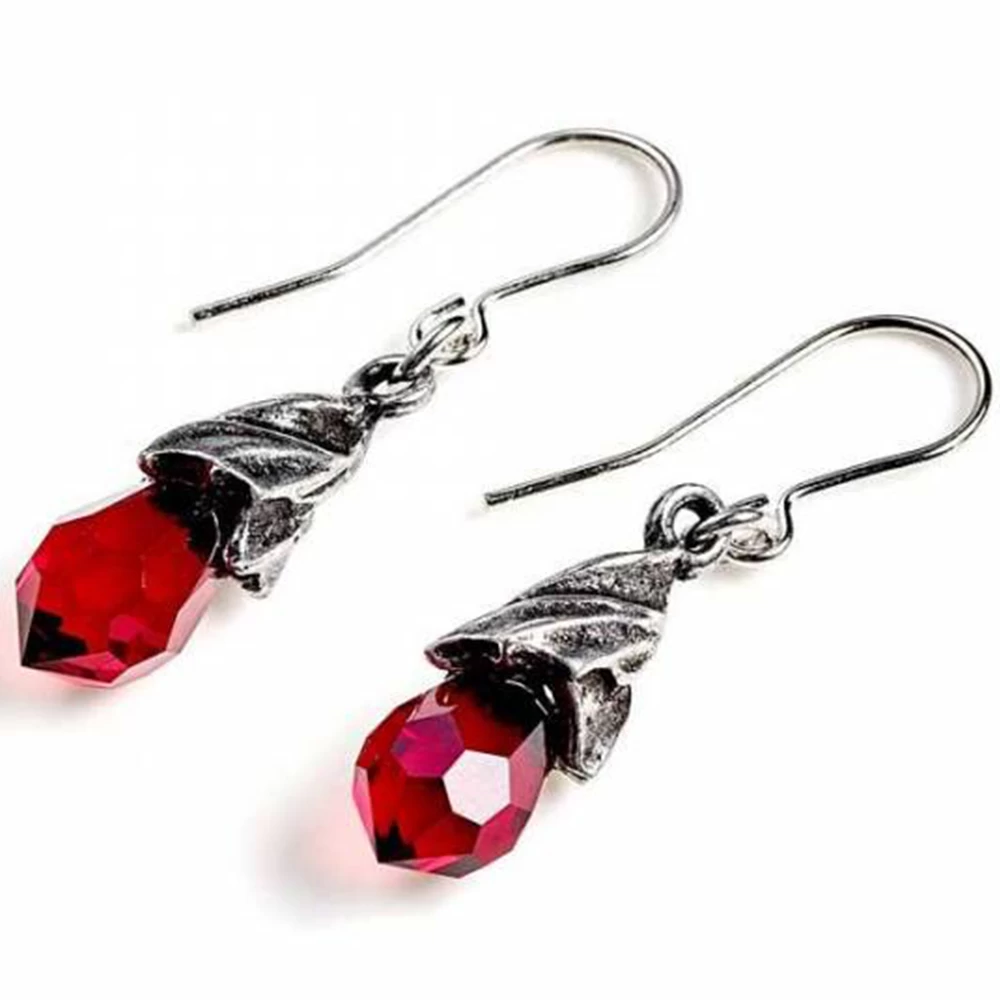 Boucles D'Oreilles 'Empyrean Tear' Rouges 4 Boucles D'Oreilles 'Empyrean Tear' Rouges – Image 2