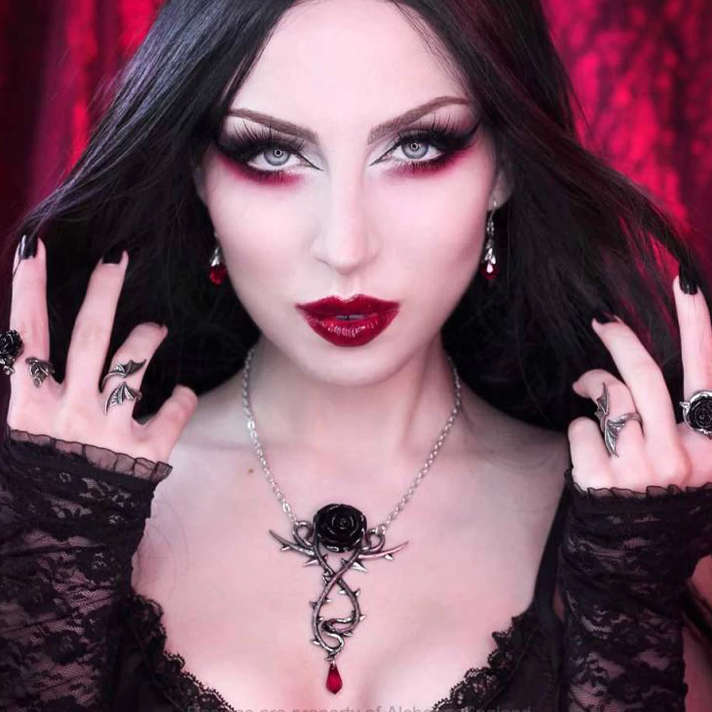 Boucles D'Oreilles 'Empyrean Tear' Rouges 5 Boucles D'Oreilles 'Empyrean Tear' Rouges – Image 3