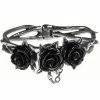 Bracelet 'Wild Black Rose'