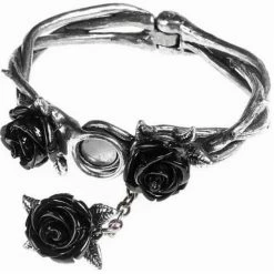 Bracelet 'Wild Black Rose' -Magasin De Mode bracelet wild black rose 1 2