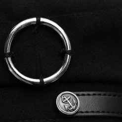 Casquette Gothique 'Terror' Noire -Magasin De Mode casquette gothique terror noire 5