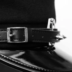 Casquette Gothique 'Terror' Noire -Magasin De Mode casquette gothique terror noire 6