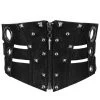Ceinture 'Badriyah' En Simili Cuir Noir -Magasin De Mode ceinture badriyah en simili cuir noir