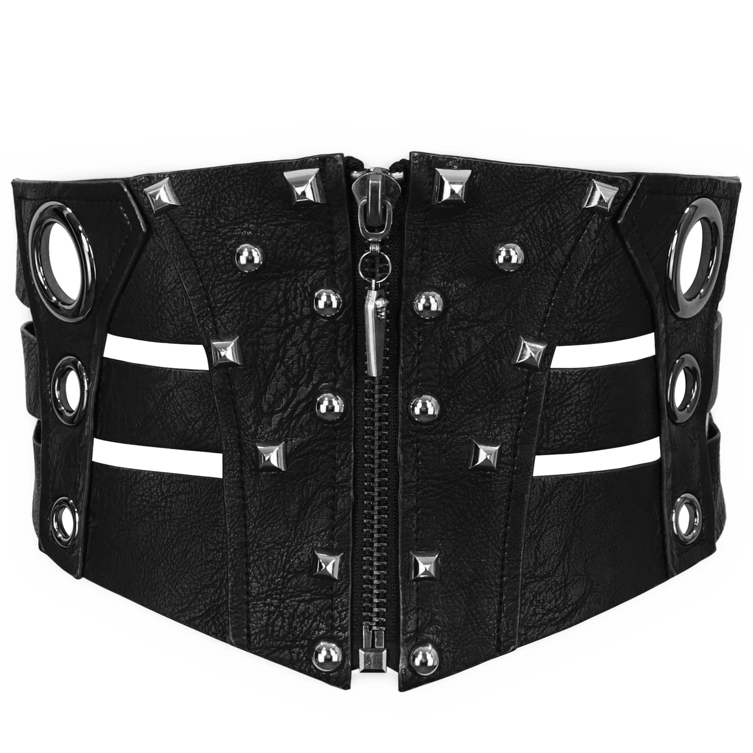 Ceinture 'Badriyah' En Simili Cuir Noir 9 Ceinture 'Badriyah' En Simili Cuir Noir – Image 7