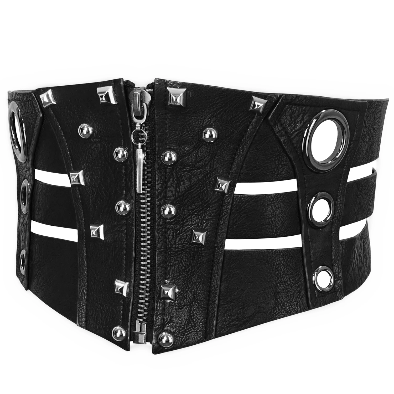Ceinture 'Badriyah' En Simili Cuir Noir 11 Ceinture 'Badriyah' En Simili Cuir Noir – Image 9