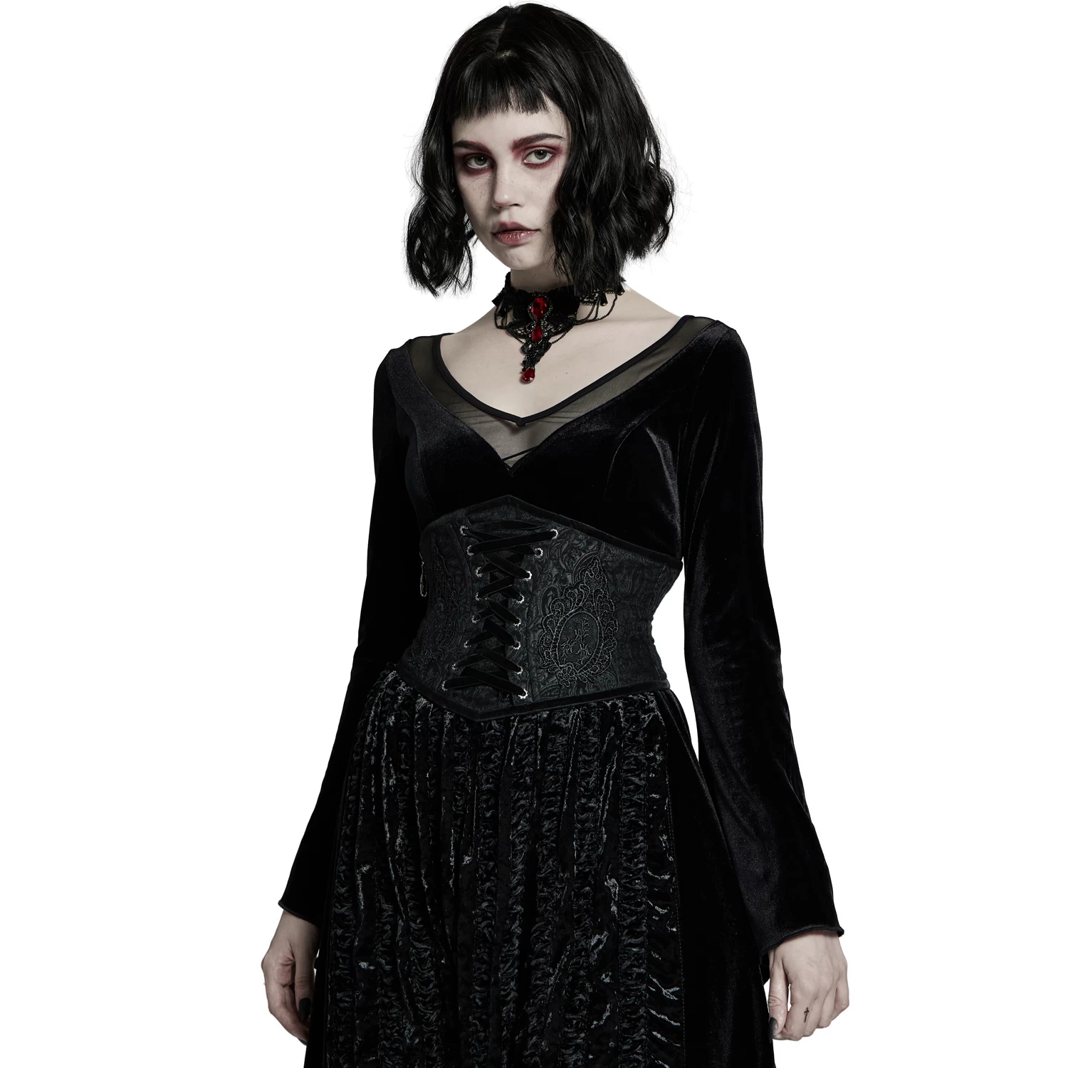 Ceinture Corset Pour Femmes 'Cyrielle' Noire 4 Ceinture Corset Pour Femmes 'Cyrielle' Noire – Image 2