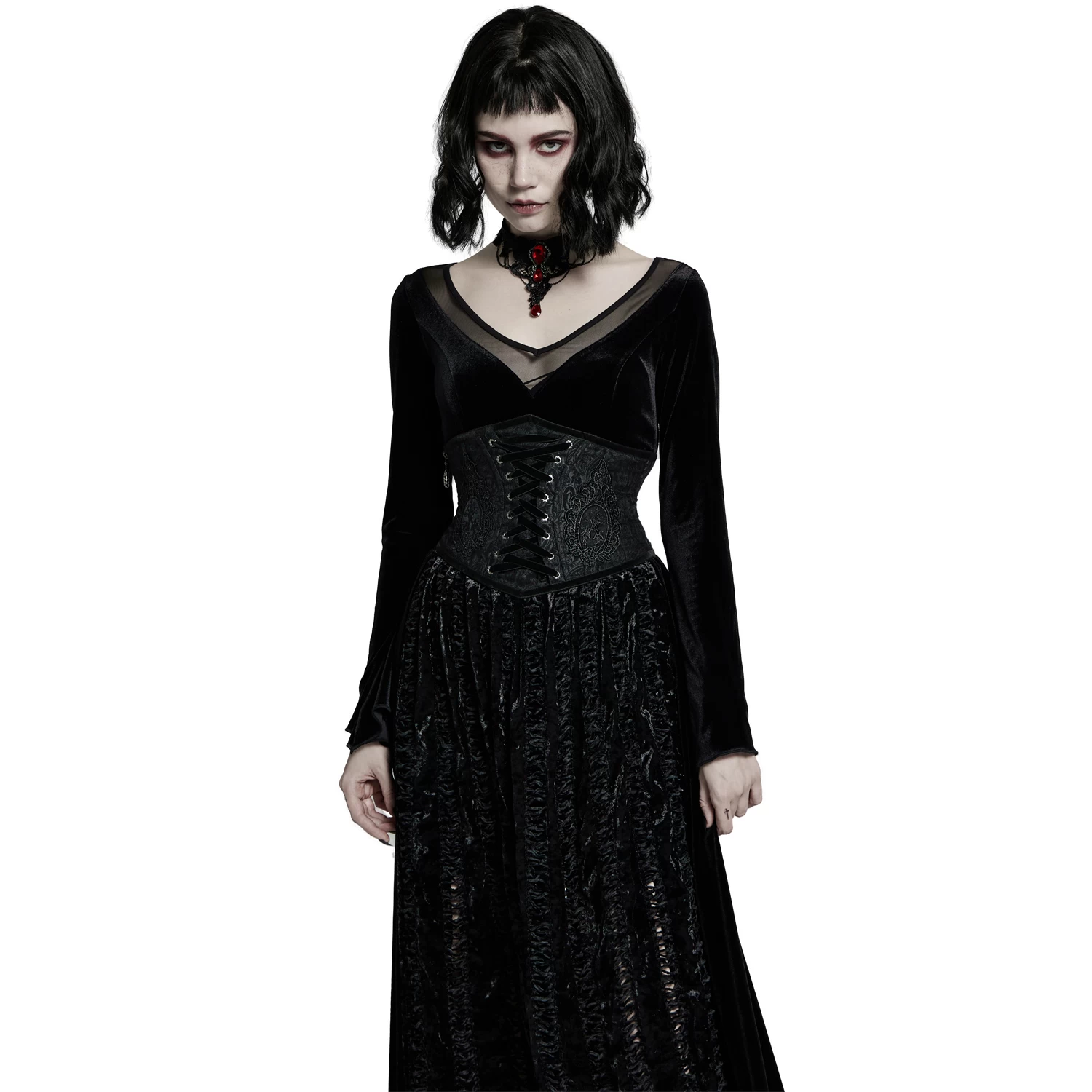 Ceinture Corset Pour Femmes 'Cyrielle' Noire 7 Ceinture Corset Pour Femmes 'Cyrielle' Noire – Image 5