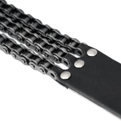 Ceinture 'Motorcycle Chain' En Cuir Noir 28 Ceinture 'Motorcycle Chain' En Cuir Noir -Magasin De Mode ceinture motorcycle chain en cuir noir 11