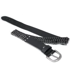 Ceinture 'Motorcycle Chain' En Cuir Noir 25 Ceinture 'Motorcycle Chain' En Cuir Noir -Magasin De Mode ceinture motorcycle chain en cuir noir 8