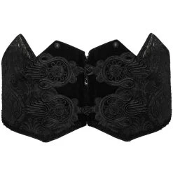 Ceinture Victorienne 'Israfel' Noire