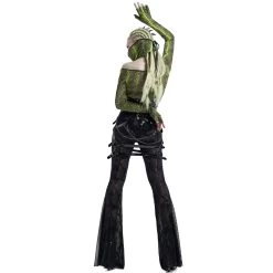 Châle 'Serpentine' Vert Fluorescent -Magasin De Mode chale serpentine vert fluorescent 6