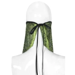 Châle 'Serpentine' Vert Fluorescent -Magasin De Mode chale serpentine vert fluorescent 8