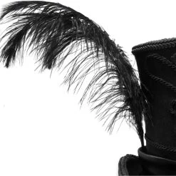 Chapeau Haut De Forme 'Israfel' Noir -Magasin De Mode chapeau haut de forme israfel noir 13