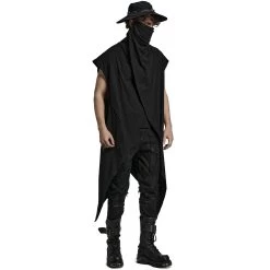 Chapeau Post Apocalyptic 'Distressed' Noir -Magasin De Mode chapeau post apocalyptic distressed noir 3