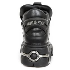 Chaussures New Rock Metallic En Cuir Itali Et Nomada... -Magasin De Mode chaussures new rock metallic en cuir itali et nomada noirs 4