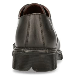 Chaussures New Rock Newmili En Cuir Noir -Magasin De Mode chaussures new rock newmili en cuir noir 4