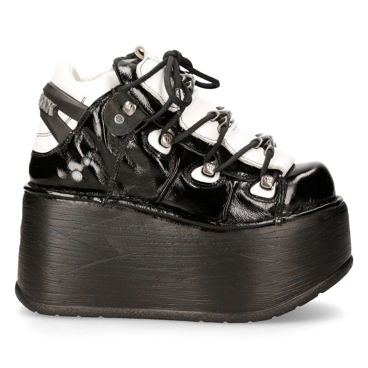 Chaussures Plateformes New Rock Marte Noires Et... 3 Chaussures Plateformes New Rock Marte Noires Et...
