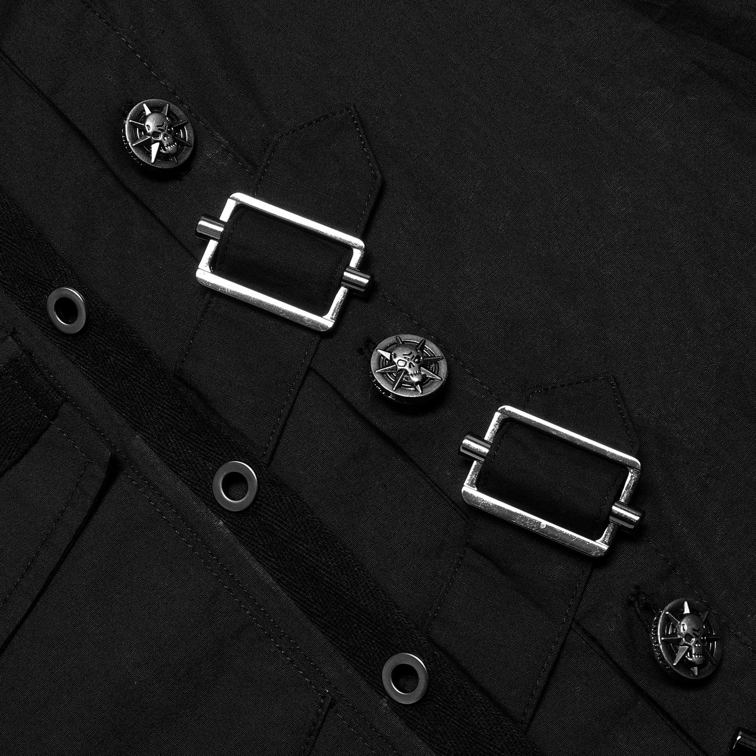 Chemise Asymétrique 'Dobraa' Noire 12 Chemise Asymétrique 'Dobraa' Noire – Image 10