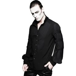 Chemise 'Cagliostro' Noire -Magasin De Mode chemise cagliostro noire 2