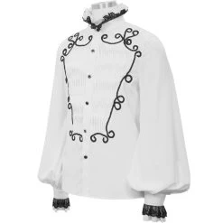 Chemise 'Coffin' En Mousseline Blanche 28 Chemise 'Coffin' En Mousseline Blanche -Magasin De Mode chemise coffin en mousseline blanche 10